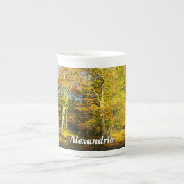 Taza De Porcelana Otoño Woods & Sunshine - Personalizado