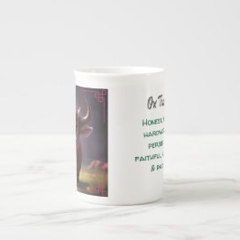 Taza De Porcelana Ox - Zodiaco chino