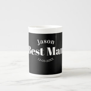 Taza De Porcelana padrino de boda despedida de soltero mejor hombre
