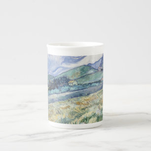 Taza De Porcelana Paisaje detrás de Saint-Paul Vincent van Gogh