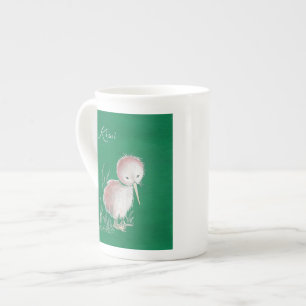 Taza De Porcelana Pájaro del kiwi de Nueva Zelanda