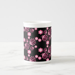 Taza De Porcelana Pájaro Y Pájaro