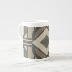 Taza De Porcelana Panel de decó neutro II