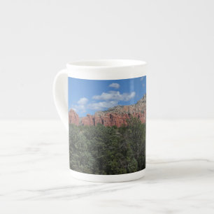 Taza De Porcelana Panorama de Red Rocks en Sedona Arizona