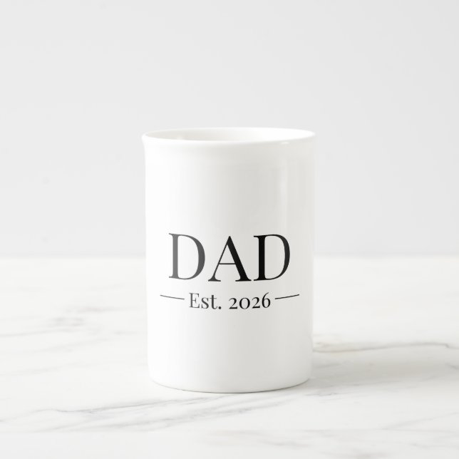 Taza De Porcelana Papá Establecido 2026 (Frente)
