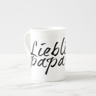 Taza De Porcelana Papá favorito - letra negra 00001