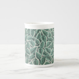 Taza De Porcelana Papel pintado de la casa de Jane Austen