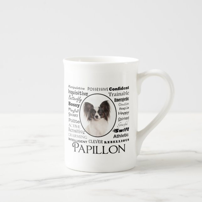 Taza De Porcelana Papillon Traks Bone China Mug (Derecha)