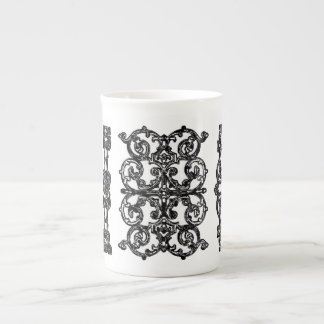 Taza De Porcelana Parada de ferrocarriles del centro de hierro