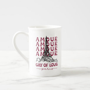 Taza De Porcelana París Ciudad del Amor – Torre Eiffel