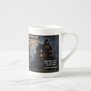 Taza De Porcelana Parodia de Haunted Squirrel Peak