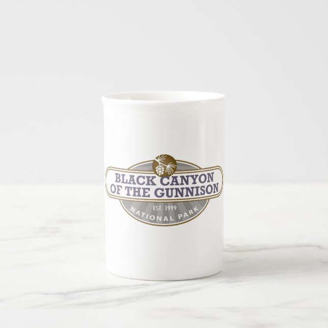 Taza De Porcelana Parque nacional Canyon Gunnison (Frente)
