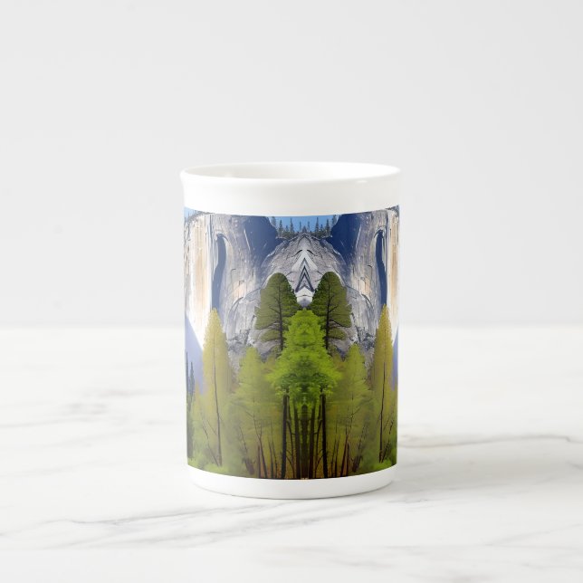 Taza De Porcelana Parque Nacional Yosemite, reconocido parque nacion (Frente)