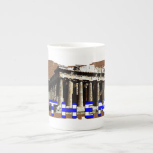 Taza De Porcelana Partenón Atenas Grecia