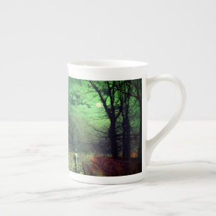 Taza De Porcelana Paseo en luna