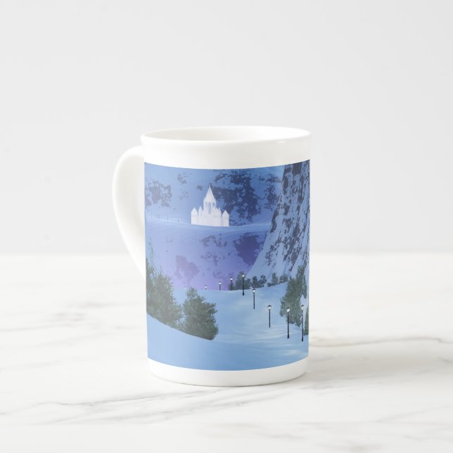 Taza De Porcelana Paso de la Mug de especialidad ligera (Izquierda)