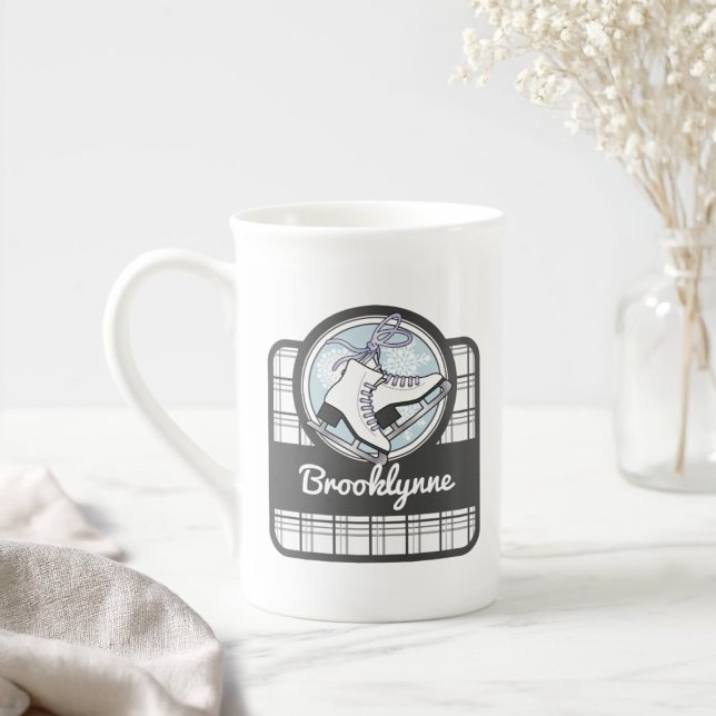 Taza De Porcelana Patinaje Moderno Personalizado Sobre Hielo En Tart (Subido por el creador)