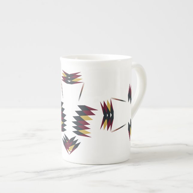 Taza De Porcelana Patrón de arte nativo del suroeste (Derecha)