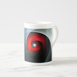 Taza De Porcelana Patrón De Arte Resumen Artístico Moderno De Swirl