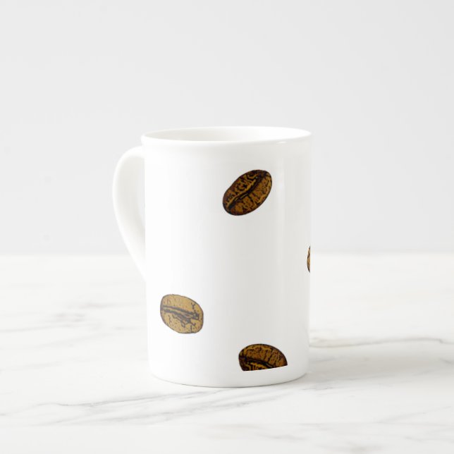 Taza De Porcelana Patrón de café (Izquierda)