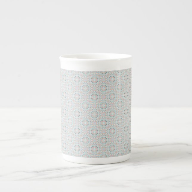Taza De Porcelana Patrón de concha seamless (Frente)