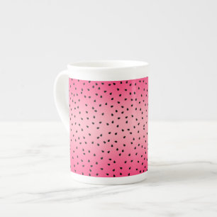 Taza De Porcelana Patrón de sandía