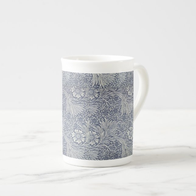 Taza De Porcelana Patrón floral azul de William Morris (Derecha)