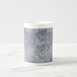 Taza De Porcelana Patrón floral azul de William Morris