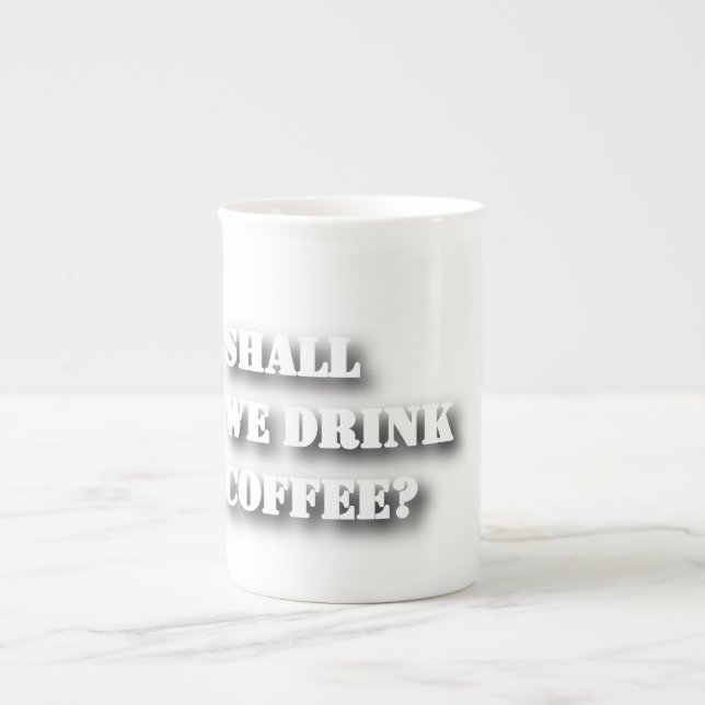 Taza De Porcelana Pegatina (Frente)