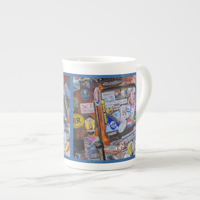 Taza De Porcelana Pegatinas (Derecha)