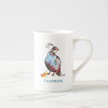 Perdiz de Navidad Pera Bonito Boho Azul Aves