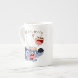 Taza De Porcelana Perejil Personalizado y hueso de lobo de China