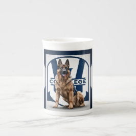 Taza De Porcelana Perro de raza poderosa: Pastor alemán