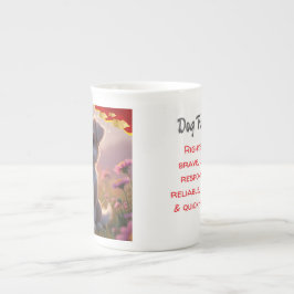 Taza De Porcelana Perro - Zodiaco chino