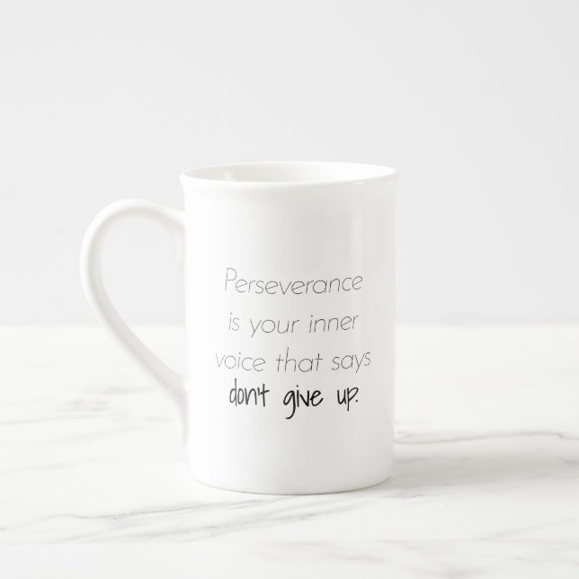 Taza De Porcelana Perseverancia Mug (Izquierda)