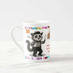 Taza De Porcelana Personaliza: Marcel, civeta mimo