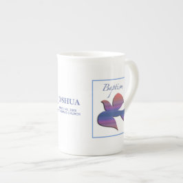 Taza De Porcelana Personalizable, palo de bautismo adulto