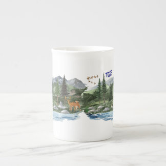 Taza De Porcelana Personalización de la vida silvestre alta de las m