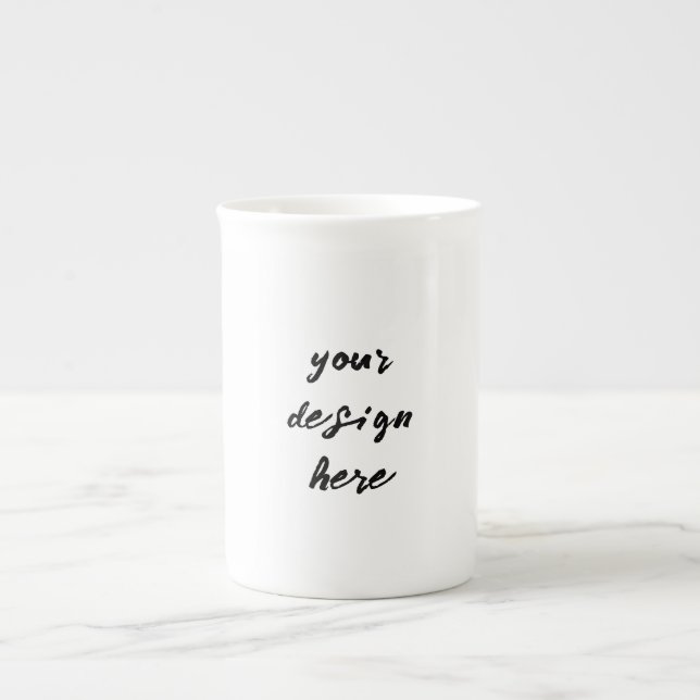 Taza De Porcelana Personalización o Personalizar (Frente)