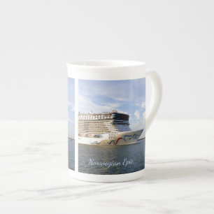 Taza De Porcelana Personalizado adornado del arco del barco de