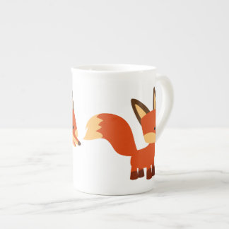 Taza De Porcelana Personalizado agudo Fox Bone China Mug
