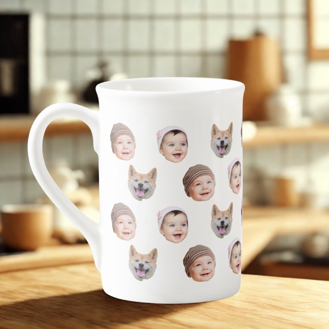 Taza De Porcelana Personalizado Bebé Face Mug, Familia Personalizado (Subido por el creador)