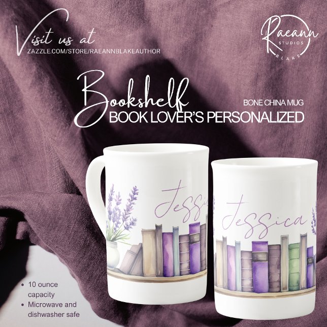 Taza De Porcelana Personalizado Bookstore Bone China Mug (Subido por el creador)