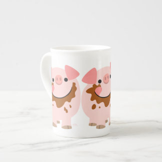 Taza De Porcelana Personalizado de chocolate lindo Hueso de cerdo Ch