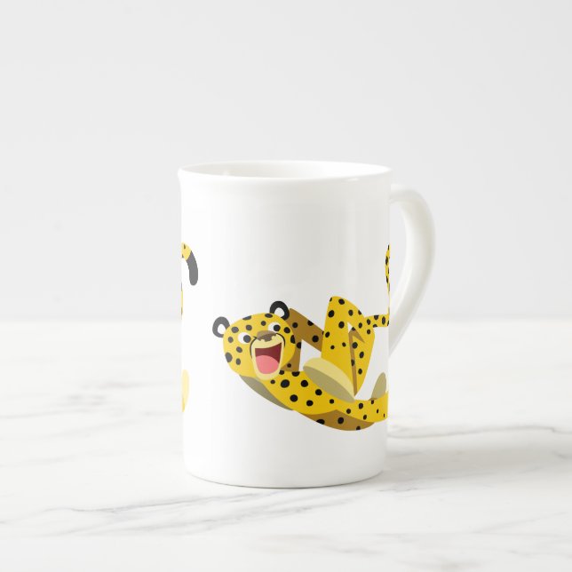 Taza De Porcelana Personalizado De Curso Cheetah (Derecha)