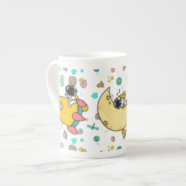 Taza De Porcelana Personalizado del espacio ultraterrestre astronaut