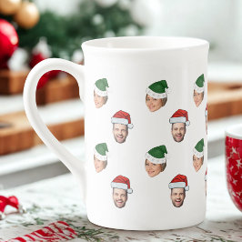Taza De Porcelana Personalizado Face 2 Fotos Regalo de Navidades de