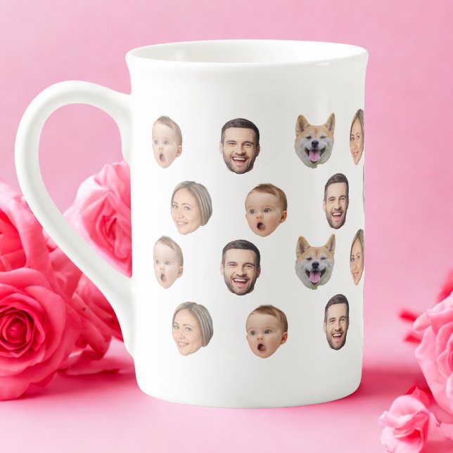 Taza De Porcelana Personalizado Face Photo Family Mug, 4 Fotos Mug (Subido por el creador)