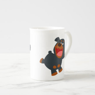 Taza De Porcelana Personalizado infantil lindo Rottweiler