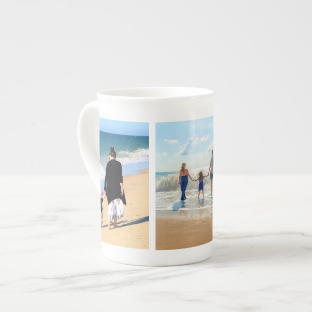 Taza De Porcelana Personalizado Su Collage de fotos Mug (Izquierda)